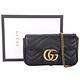 GUCCI GG Marmont matelasse V型絎縫皮革鍊帶包(黑色) product thumbnail 7