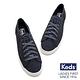 Keds KICKSTART 質感斜紋綁帶休閒鞋-藍 product thumbnail 4