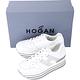 HOGAN Maxi H222 H 水鑽飾厚底繫帶休閒鞋(白色) product thumbnail 6
