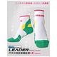 Leader X COOLMAX 女款 透氣中筒 戶外健行 機能運動襪 綠色 product thumbnail 3