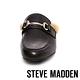 STEVE MADDEN-JILL 毛絨低跟穆勒鞋-黑色 product thumbnail 4