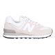 NEWBALANCE 男女復古休閒鞋-574系列 麂皮 慢跑 NB N字鞋 ML574EVW 淺灰白 product thumbnail 2