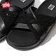 【FitFlop】KESSIA SLEEK CRYSTAL SLIDES 多帶交錯設計水鑽涼鞋交叉帶涼鞋-女(靓黑色) product thumbnail 6