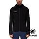 【Mammut 長毛象】Aconcagua ML Hooded Jacket Men 透氣快乾刷毛連帽外套 黑色 男款 #1014-04280 product thumbnail 2