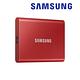 SAMSUNG 三星T7 2TB USB 3.2 Gen 2移動固態硬碟 金屬紅 (MU-PC2T0R/WW) product thumbnail 3