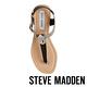 STEVE MADDEN-INTERVAL 夏日皮革扣環夾腳涼拖鞋-蛇皮黑 product thumbnail 6