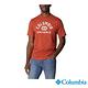 Columbia 哥倫比亞 男款 LOGO短袖上衣-橘紅色 UJO15860AH/HF product thumbnail 5