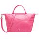 LONGCHAMP LE PLIAGE CUIR 混羊皮短把手提/斜背包(中-泡泡粉) product thumbnail 4