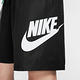 Nike 短褲 Club Shorts 男款 黑 白 梭織 抽繩 棉褲 FN3304-010 product thumbnail 7