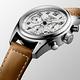 LONGINES 浪琴 官方授權 Spirit 先行者系列飛行員計時機械錶-銀X咖啡/42mm L3.820.4.73.2 product thumbnail 4