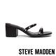 STEVE MADDEN-ISME 前衛搖滾鉚釘粗跟涼拖鞋-黑色 product thumbnail 3