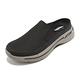 Skechers 穆勒鞋 Go Walk Arch Fit-Leverage 男鞋 黑 懶人鞋 健走鞋 足弓支撐 216253BLK product thumbnail 2