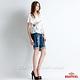 BRAPPERS 女款 Boy Firend Jeans 系列-女用五分反摺褲-藍 product thumbnail 5