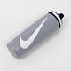 Nike 水壺 Refuel Water Bottle 24 oz 灰 白 可擠壓 單車 運動水壺 N100766608-624 product thumbnail 4