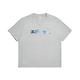 EDWIN 再生系列 寬版拼布方塊短袖T恤-男-銀灰色 product thumbnail 2