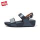 FitFlop LULU GLITTER SPLASH BACK-STRAP SANDALS潑墨亮粉後帶涼鞋 -女(午夜藍) product thumbnail 3