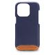 【n max n 台灣設計品牌】iPhone15 Pro 經典系列 - 全包覆式磁吸手機皮革套 -海軍藍 product thumbnail 3