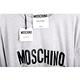 MOSCHINO 刺繡草寫字母寬鬆版灰色T恤 product thumbnail 4