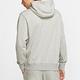 NIKE NSW CLUB HOODIE FZ FT男套頭連帽外套 -灰-BV2649063 product thumbnail 2