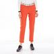 【Lynx Golf】女款素面袋蓋設計窄管休閒九分褲-橘色 product thumbnail 2