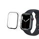 全包覆經典系列 Apple Watch Series 9/8/7 45mm 9H鋼化玻璃貼+錶殼 一體式保護殼(透明) product thumbnail 2