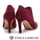 VINCE CAMUTO  時尚經典款 皮革質感中跟踝靴-酒紅 product thumbnail 4