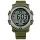 JAGA 捷卡 電子運動 倒數計時 計時碼錶 鬧鈴 日常生活防水 橡膠手錶-綠色/47mm product thumbnail 2