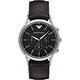 Emporio Armani Classic 都會新貴計時腕錶-黑x咖啡/43mm product thumbnail 2