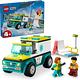 樂高LEGO 城市系列 - LT60403 緊急救護車和單板滑雪者 product thumbnail 2