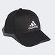 Adidas Bball Cap Cot [FK0891] 男女 老帽 鴨舌帽 棒球帽 六分割 經典款 防曬 黑 product thumbnail 3