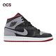 Nike 休閒鞋 Air Jordan 1 Mid 男鞋 灰 黑 AJ1 中筒 黑水泥 一代 DQ8426-006 product thumbnail 6