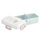 【百科良品】日本製 拉拉熊 懶懶熊 白色浪漫便當盒 保鮮餐盒 530ML(日本境內版) product thumbnail 2