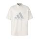 adidas 短袖 Basketball Tee 男款 象牙白 灰 純棉 寬鬆 籃球 運動 短T 愛迪達 IX1968 product thumbnail 2