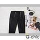 搶眼拉鍊裝飾時尚煙管褲  (白色)-Q-chic product thumbnail 6