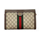 GUCCI GG Ophidia Supreme 小款 金鏈 方型 肩背包 棕色 503877 product thumbnail 2