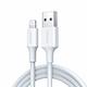 綠聯 iPhone充電線MFi認證USB-A對Lightning快充連接線 (0.25公尺 白) product thumbnail 3