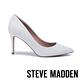 STEVE MADDEN-LILLIE 品牌經典素面尖頭高跟鞋-白色 product thumbnail 3