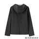 GIORDANO 女裝簡約素色魔術貼袖口連帽外套-09 標志黑色 product thumbnail 5