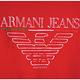 ARMANI JEANS 義大利製品牌LOGO圖騰V領T恤(紅) product thumbnail 6