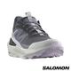 官方直營 Salomon 女 ELIXIR ACTIV Goretex 低筒登山鞋 墨黑/冰河灰/紫 product thumbnail 4