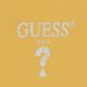 【GUESS】經典百搭跳色LOGO短T-黃 product thumbnail 5