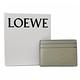 LOEWE 烙印品牌LOGO簡約4卡隨身卡片夾(灰綠) product thumbnail 7