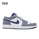 Nike 休閒鞋 Air Jordan 1 Low 男鞋 白 藍 皮革 AJ1 低筒 一代 喬丹 553558-414 product thumbnail 6