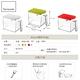 日本【YAMAZAKI】AQUA調味料盒(紅)L product thumbnail 9