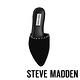 STEVE MADDEN-TRACE-B 個性鉚釘尖頭底跟穆勒鞋-絨黑 product thumbnail 7