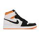 Nike 休閒鞋 Air Jordan 1 Retro 男鞋 經典款 喬丹一代 復刻  9孔 OG 皮革 白橘 555088-180 product thumbnail 3