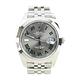 ROLEX 勞力士 DATEJUST 41 綠羅馬數字 銀灰溫布敦面 41mm product thumbnail 2