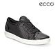 ECCO SOFT 7 LADIES 經典輕巧輕柔條紋休閒鞋 女-黑 product thumbnail 2