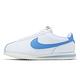 Nike 休閒鞋 Wmns Cortez 女鞋 白 藍 皮革 緩衝 經典 阿甘鞋 DN1791-102 product thumbnail 2