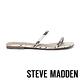 STEVE MADDEN-BRAYDEN 極簡風格雙細帶平底拖鞋-蛇皮 product thumbnail 3